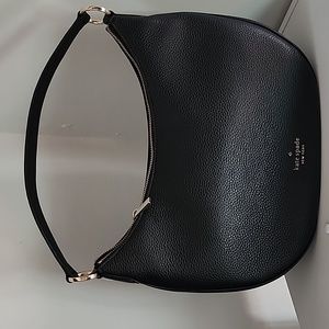 Kate Spade, Shoulder Bag. Pebbled Leather, Black